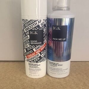 IGK Hair Styling Duo - Black, Red, Blue, White